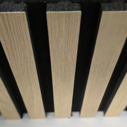 Riflaj Acustic Panou 3D (stejar deschis)