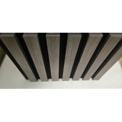 Riflaj Acustic Panou 3D (stejar inchis)